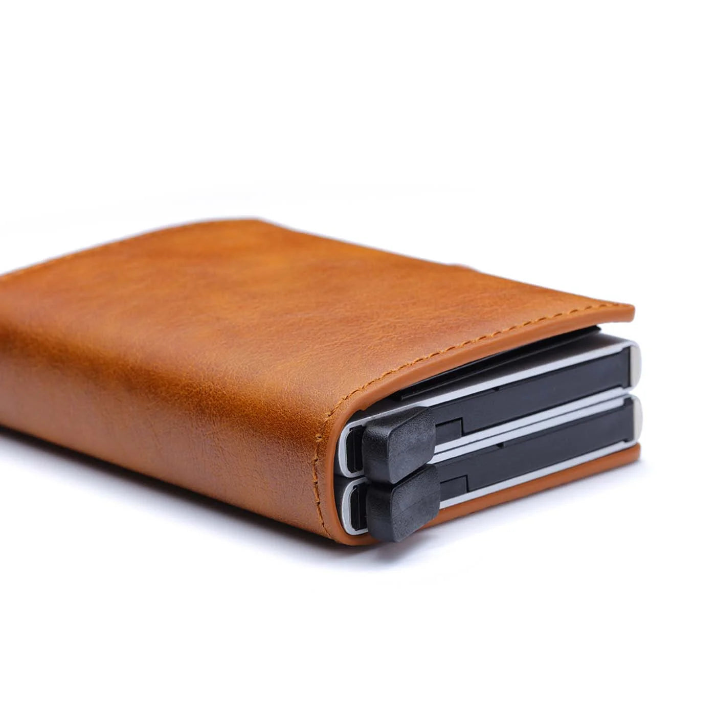 CardBuddy Hellbraun: Cardholder, Mini-Wallet, Brieftasche und Portmonee
