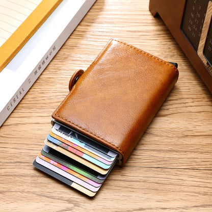 CardBuddy Hellbraun: Cardholder, Mini-Wallet, Brieftasche und Portmonee