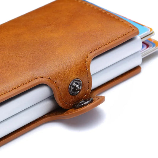 CardBuddy Hellbraun: Cardholder, Mini-Wallet, Brieftasche und Portmonee